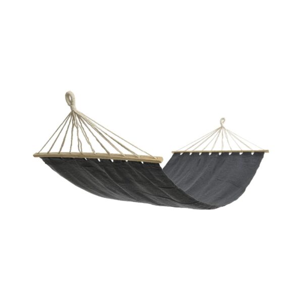 CAMA DE REDE LISO EXTERIOR 100x200cm COR CINZA