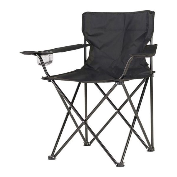 CADEIRA DE CAMPISMO DOBRÁVEL 80x83,5x51cm COR PRETA