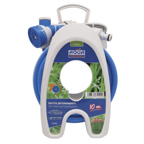 CARRINHO PORTA MANGUEIRA ESPECIAL VARANDAS 10m AQUA CONTROL