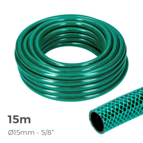 MANGUEIRA JARDIM BASIC LINE Ø INTERIOR 15mm Ø EXTERIOR 19mm (5/8") - ROLO 15m EDM