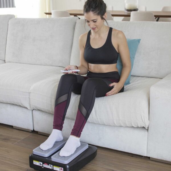 ECODE Exercitador de pernas Vidastep, permite caminhar sentado, com controle remoto, programas e MP3 ECO-4060
