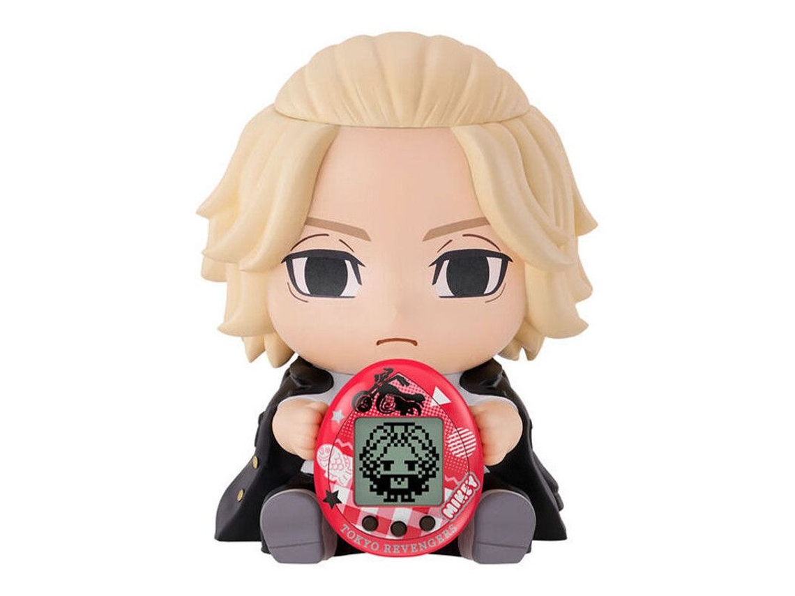 Figura Soporte Manjiro + Tamagotchi Hugmy Tokyo Revengers
