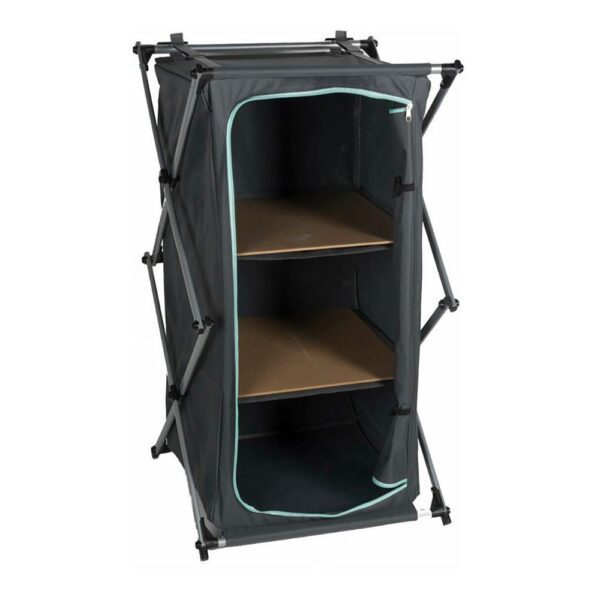 Armário para campismo com 2 prateleiras 53x49x95cm. camp active