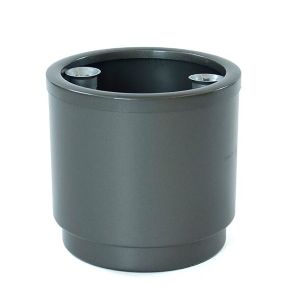 Vaso auto-rega cor antracita ø26cm plastiken