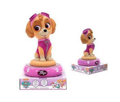 Luz de Presença The Paw Patrol Skye 3D 25 Cm