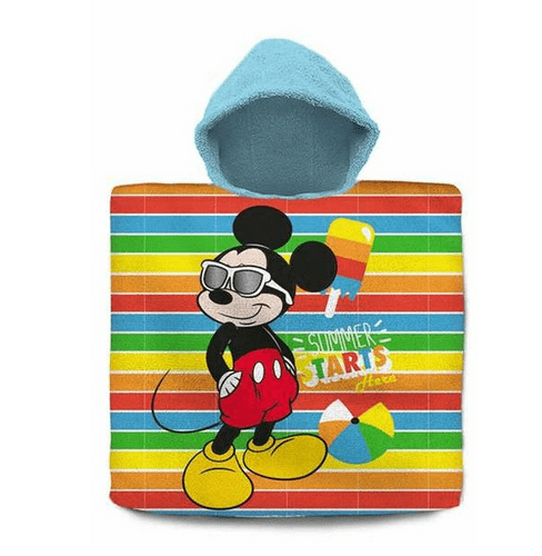 Poncho Mickey Mouse Algodão 60 X 120 Cm