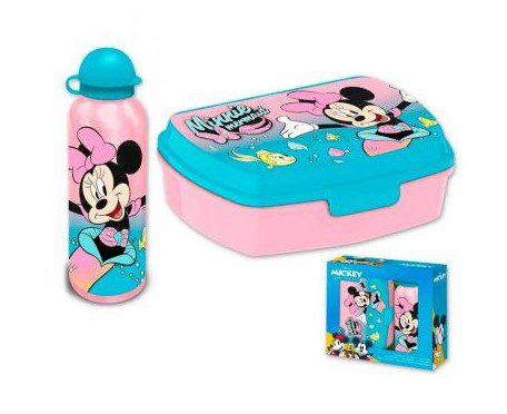 Sandwichera e Garrafa de Alumínio 500 ml Minnie 500 ml