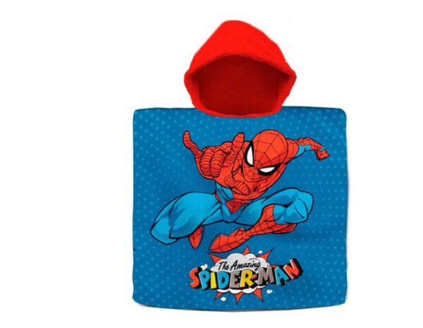Toalha de Praia HOMEM-ARANHA Poncho Em Algodão (60 x 60 cm)