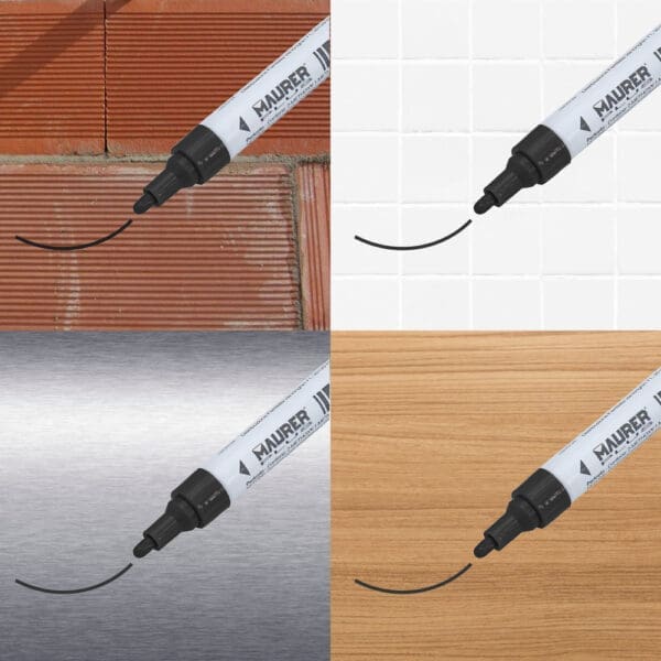 Rotulador Marcador Obra Profesional Pintura Permanente Negro - Image 3