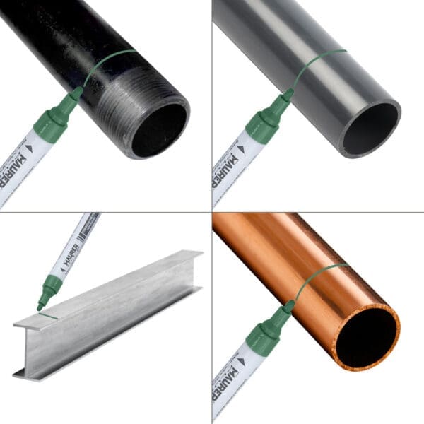Rotulador Marcador Obra Profesional Pintura Permanente Verde - Image 4