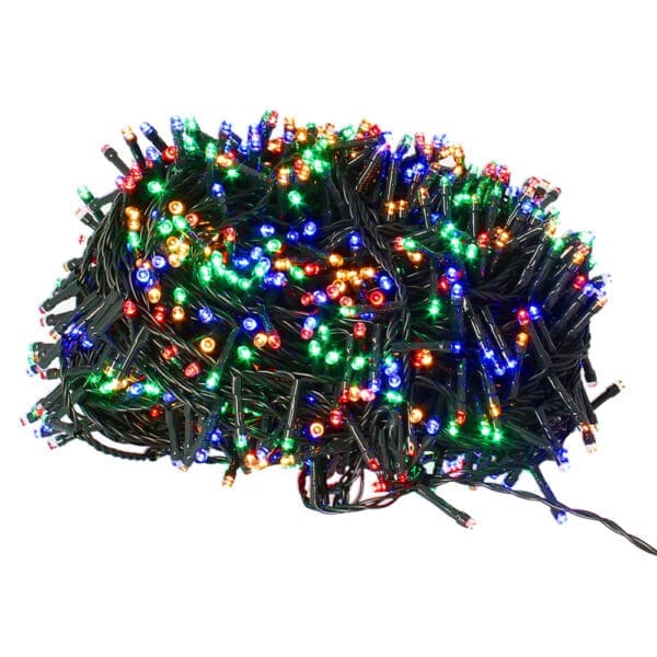 Guirnalda Luces Navidad 1000 Leds Multicolor. Luz Navidad Interiores y Exteriores Ip44 - Image 4