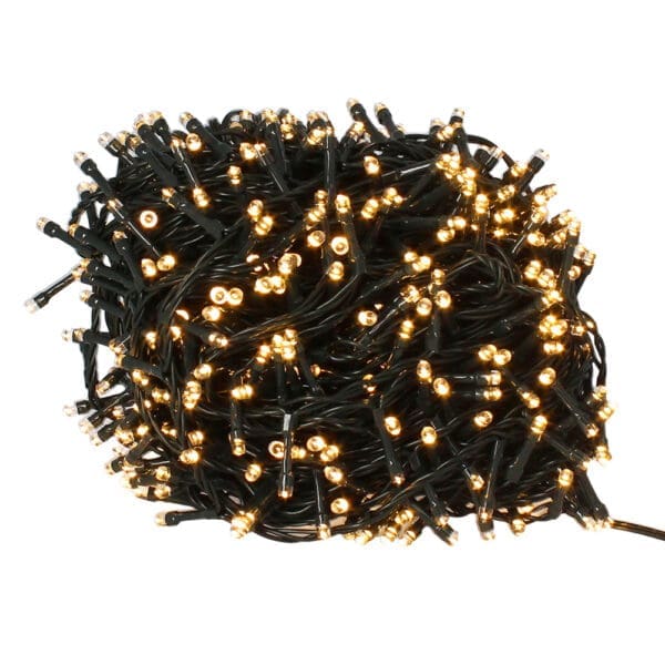 Guirnalda Luces Navidad 1000 Leds Color Blanco Calido. Luz Navidad Interiores y Exteriores Ip44 - Image 4