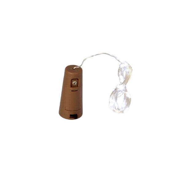 Luces Navidad Guirnalda Led con Tapon 20 Microled Blanco Frio IP20. A Pilas 3 LR44 (Si Incluidas) - Image 4