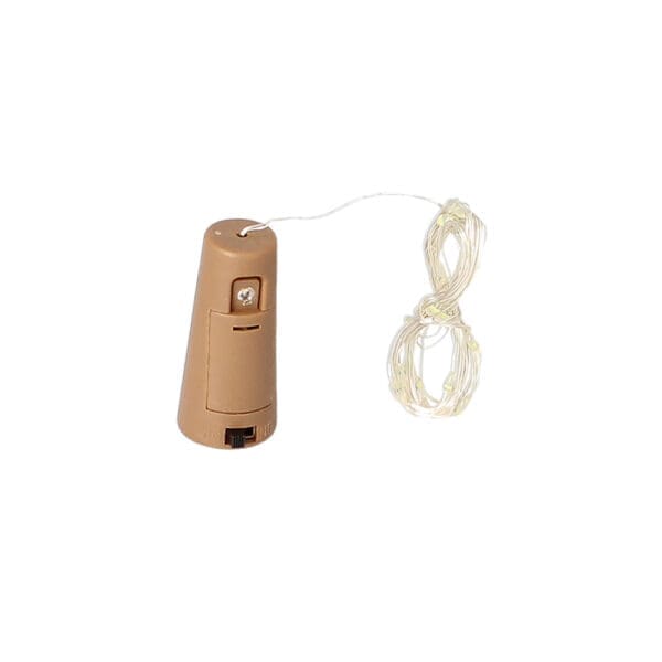 Luces Navidad Guirnalda Led con Tapon 20 Microled Blanco Frio IP20. A Pilas 3 LR44 (Si Incluidas) - Image 5