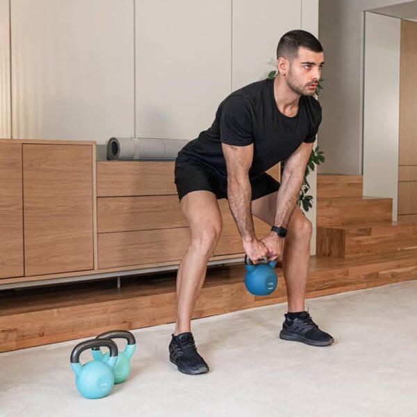 Pesa russa 12 Kg Drumfit KettleBell 12000 Neo - Image 7