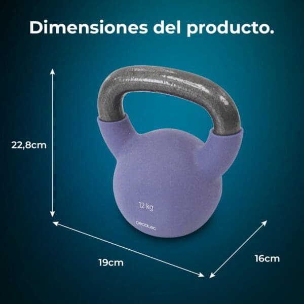 Pesa russa 12 Kg Drumfit KettleBell 12000 Neo - Image 2