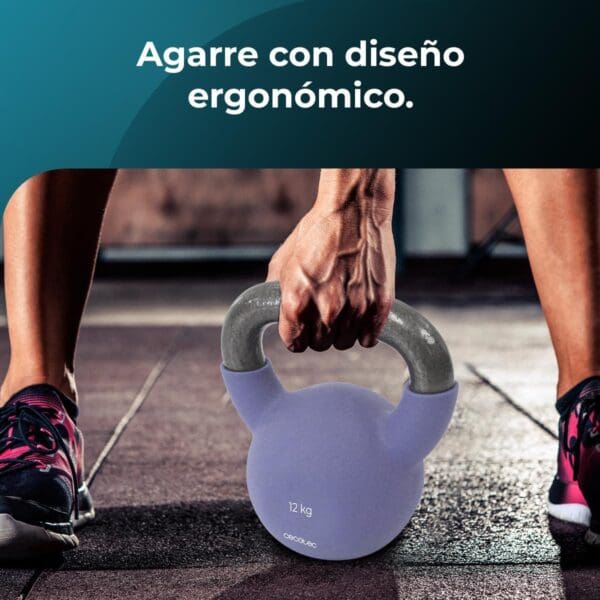 Pesa russa 12 Kg Drumfit KettleBell 12000 Neo - Image 6