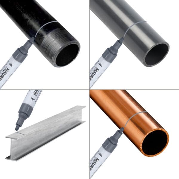 Rotulador Marcador Obra Profesional Pintura Permanente Plata - Image 4
