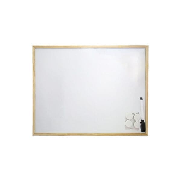 Pizarra Magnetica Blanca 30x40 cm. Con Rotulador y 4 Imánes - Image 2