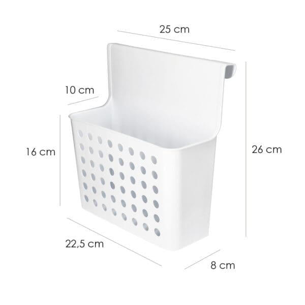 Cesta Organizadora Plastico Para Armarios Oryx 13x24,5x26 cm. - Image 3