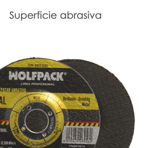 Disco Repasar Abrasivo Ø 125 x Ø 22 mm. Espesor 6,0 mm. Disco Radial / Amoladora Universal Compatible Con Todas Las Amoladoras - Image 3