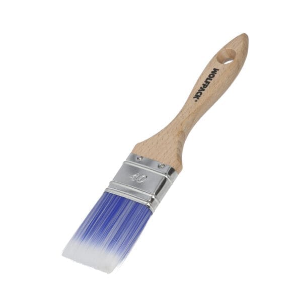 Paletina Profesional Plus Ancho 40 mm. Cerdas Sintenticas PBT, Mango Madera Haya Ergonomico, Brocha Pintor, Pincel Pintura - Image 3