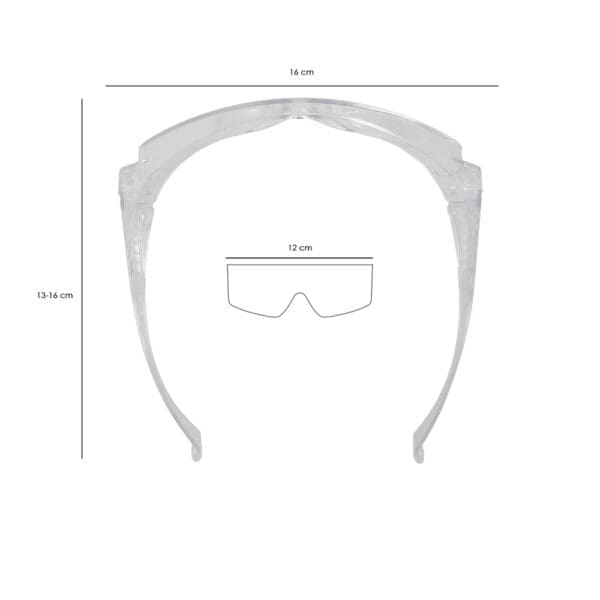 Gafas Proteccion En166 Patillas Fijas Transparentes - Image 3