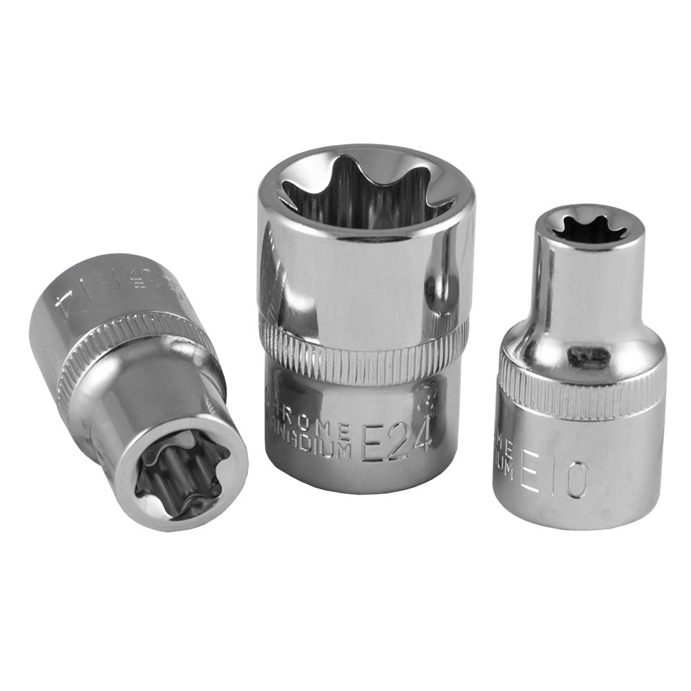 1/2" CHAVE TORX DE E10 CROMADA