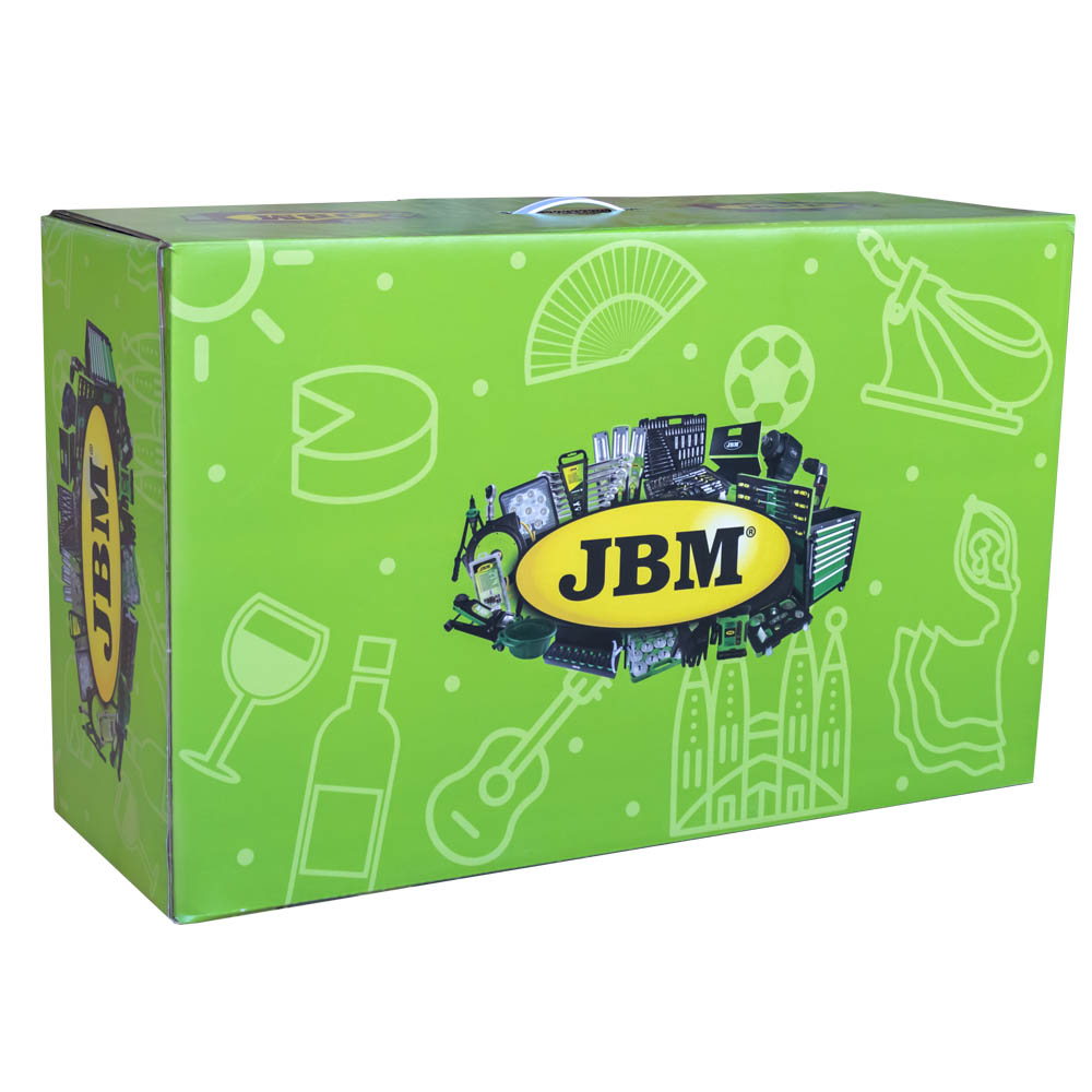 CAIXA DE CARTÃO VERDE PROMO JBM 80X28X49CM