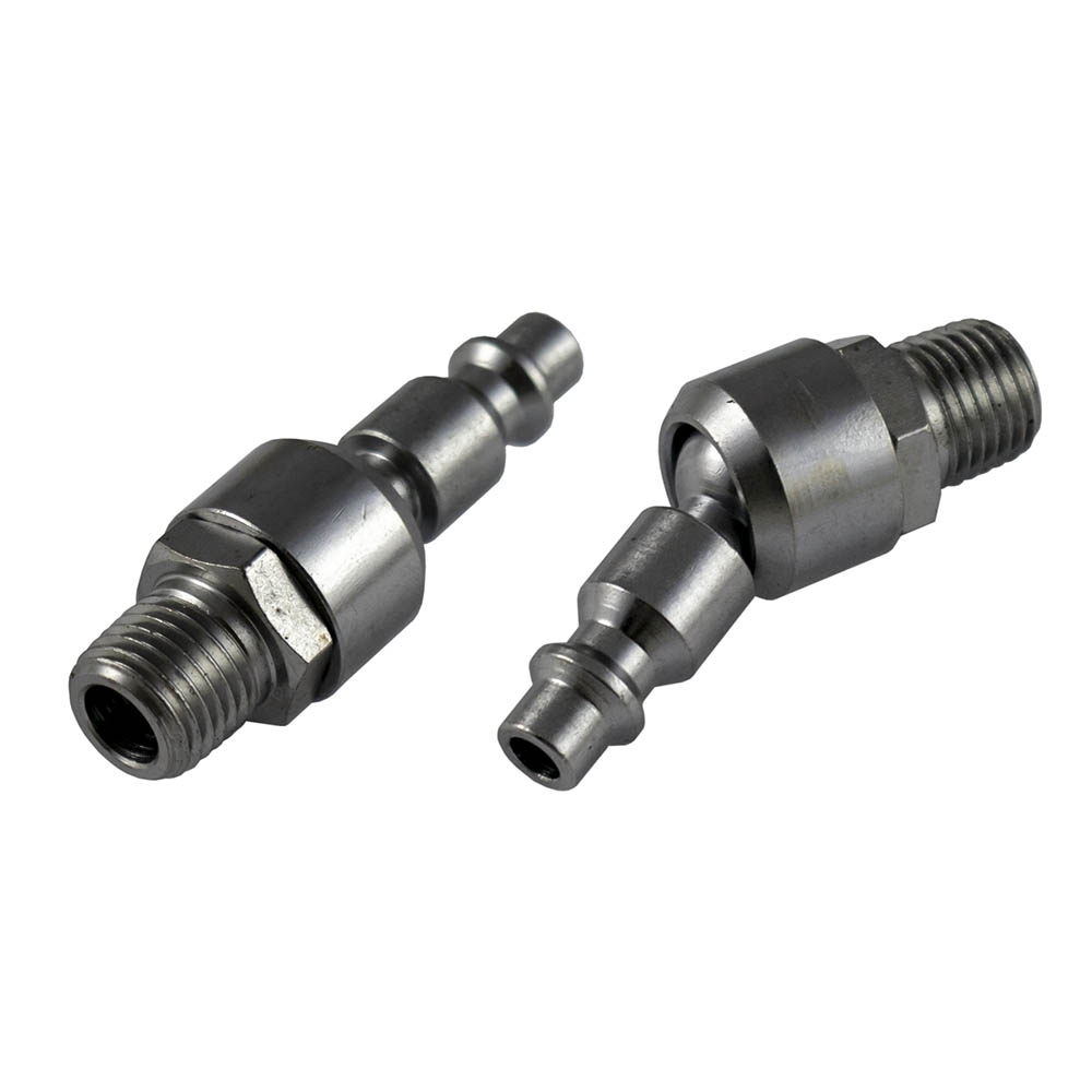 CONECTOR ARTICULADO MACHO PARA  AR COMPRIMIDO US - 1/4"