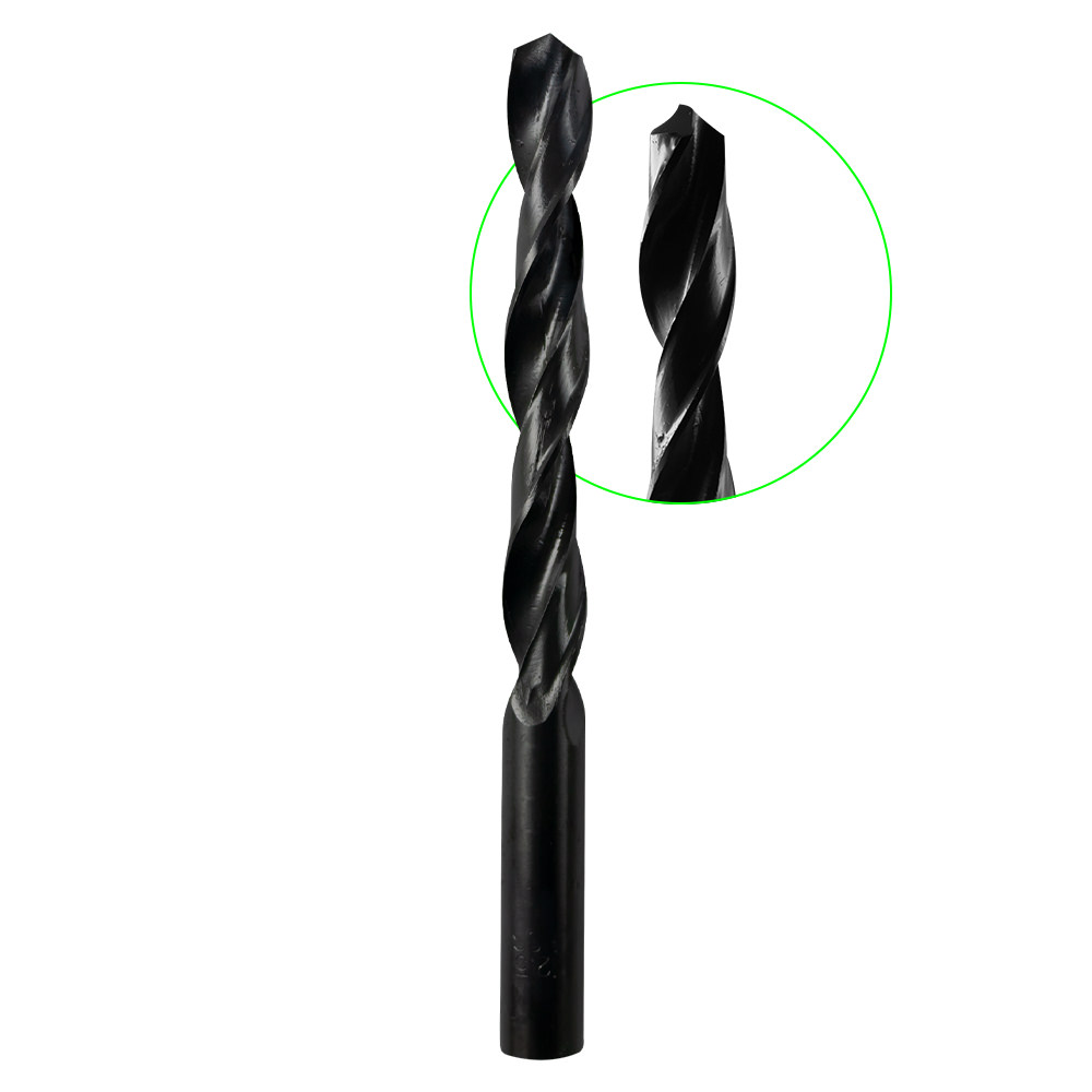 BROCA ESPIRAL HSS 4241 12X151MM, PRETA
