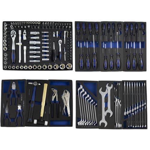 KIT DE MÓDULOS DE FERRAMENTAS PARA CARRO ANTICAPOTAMENTO - AZUL