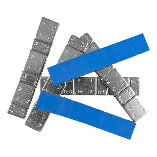 CONTRAPESO DE CLIP ADESIVA DE FERRO EM PASTILHA DE 45GR - Image 2