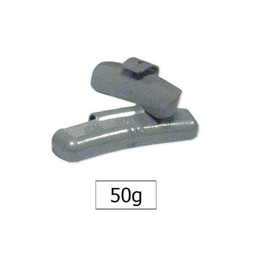 CONTRAPESO COM GRAPA ZINC 50G. JANTE FRA.