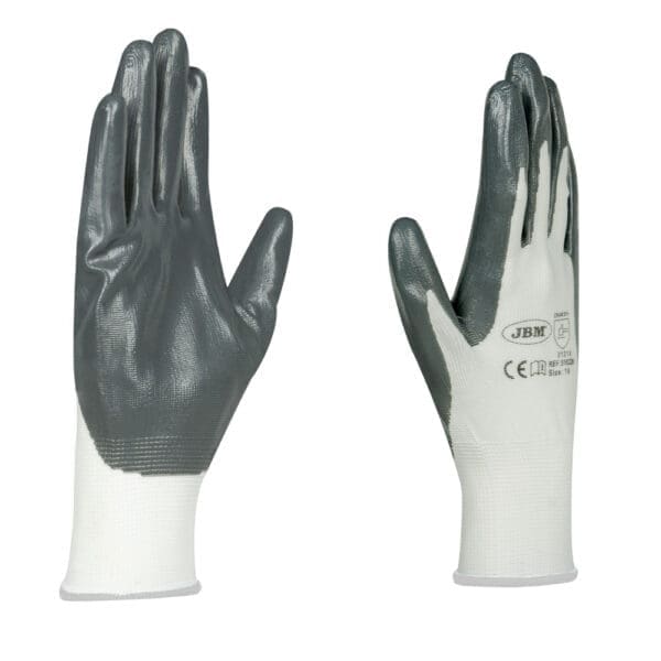 LUVAS COM PALMA REFORÇADA DE NITRILO T. 9 - Image 2