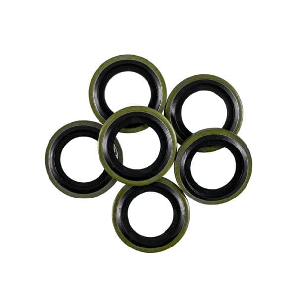 ANILHAS PARA BUJAO DE CÁRTER FERRO-BORRACHA 12MM DIÂM. - Image 2