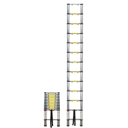 ESCADA TELESCÓPICA 12 PASOS 3.8M