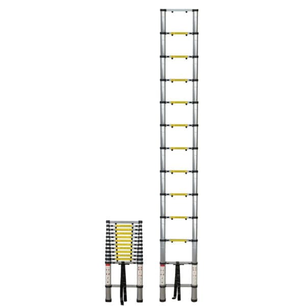 ESCADA TELESCÓPICA 12 PASOS 3.8M