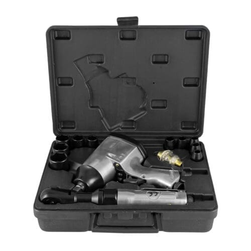 KIT DE 16 CHAVES PNEUMÁTICAS COM PISTOLA E ROQUETE