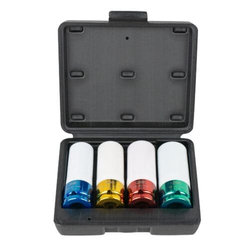 KIT DE 4 CHAVES IMPACTO DE 1/2" PARA RODAS