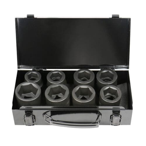 KIT DE 8 CHAVES DE IMPACTO DE 1"