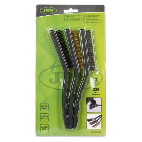 KIT DE 3 ESCOVAS METÁLICAS - Image 3