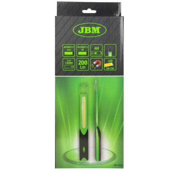 LANTERNA DE TRABALHO EXTRAPLANA COM LED COB RECARGABLE - Image 4