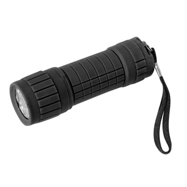 LANTERNA DE 9 LEDS NEGRO