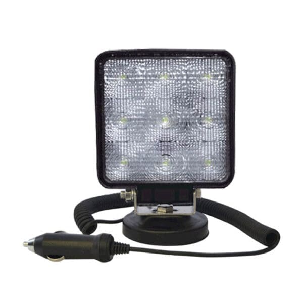 FOCO AUXILIAR LED, QUADRADO, LUZ DISPERSA, BASE MAGNETIZADA