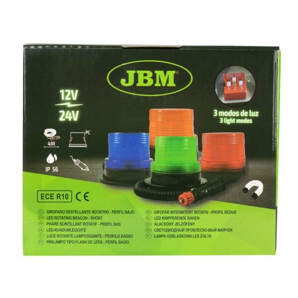 LUZ DE EMERGÊNCIA TIPO FLASH DE LEDS -  AMBAR - Image 2