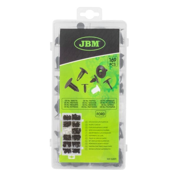 SORTIMENTO DE CLIPS PARA FORD 169 PCS - Image 3