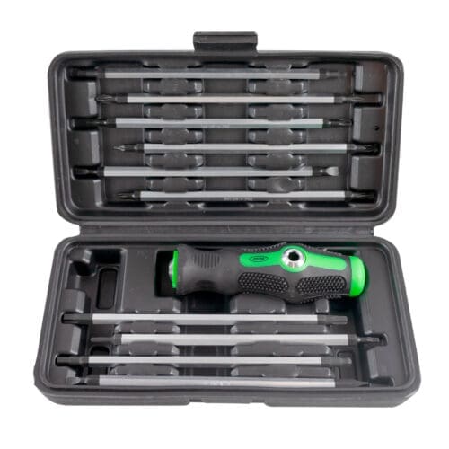 KIT DE DESTORNILLADORES COM CABO INTERCAMBIÁVEL 20 EM 1