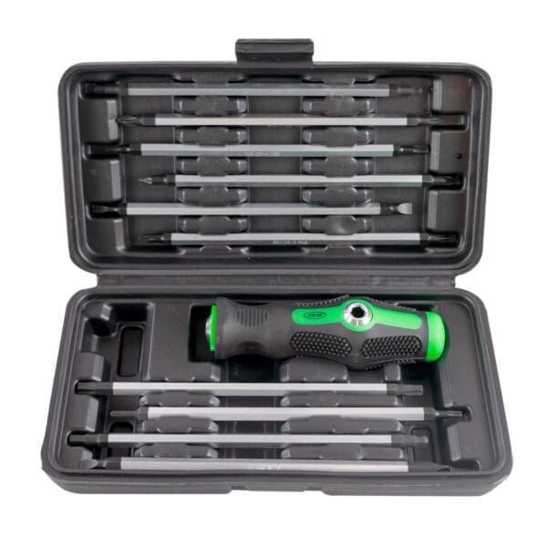 KIT DE DESTORNILLADORES COM CABO INTERCAMBIÁVEL 20 EM 1