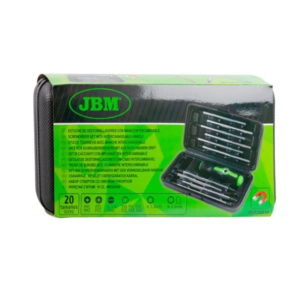 KIT DE DESTORNILLADORES COM CABO INTERCAMBIÁVEL 20 EM 1 - Image 4